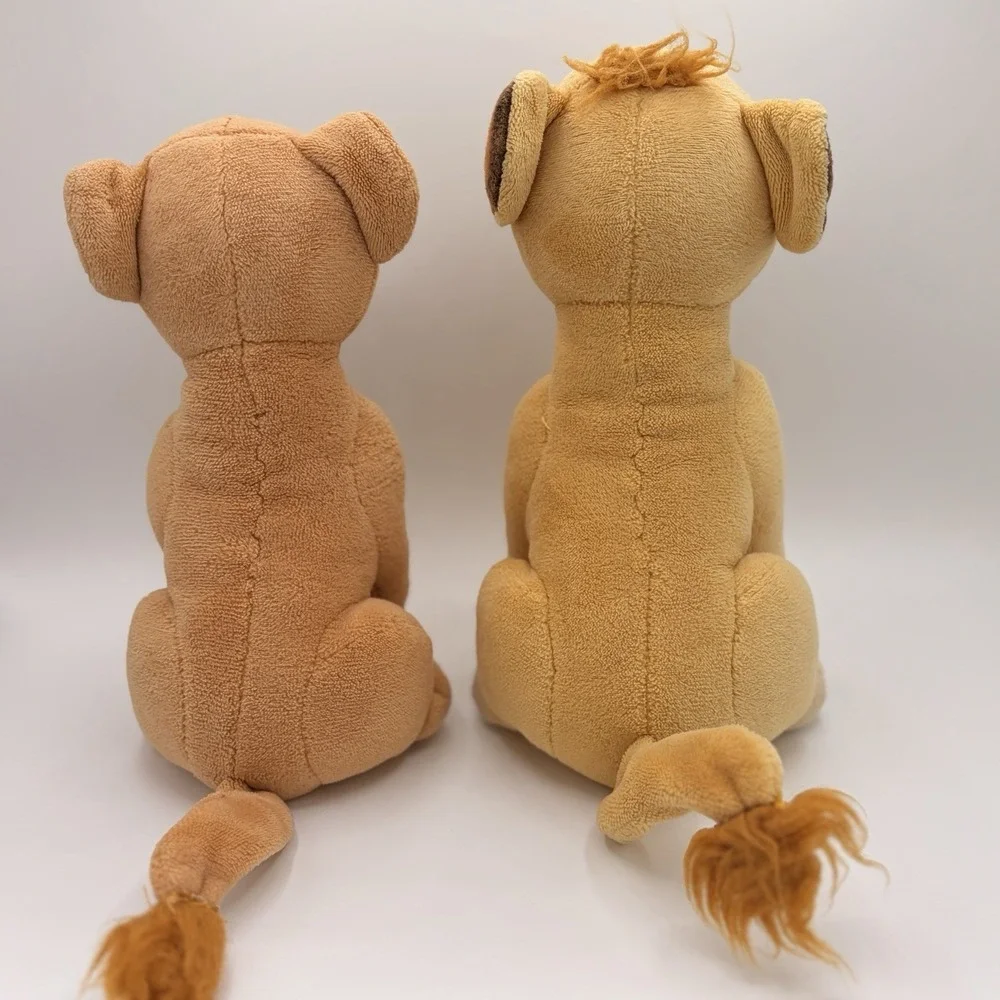 TY Disney Lion King Simba & Nala Collectible Plush Stuffed Animal Doll Toy Set